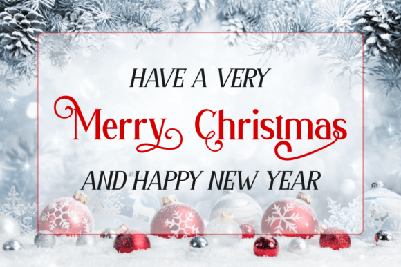 Merrychristmas Regular Font PNG with transparent background - Preview 6