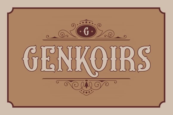 Silk Masder Font PNG with transparent background - Preview 1