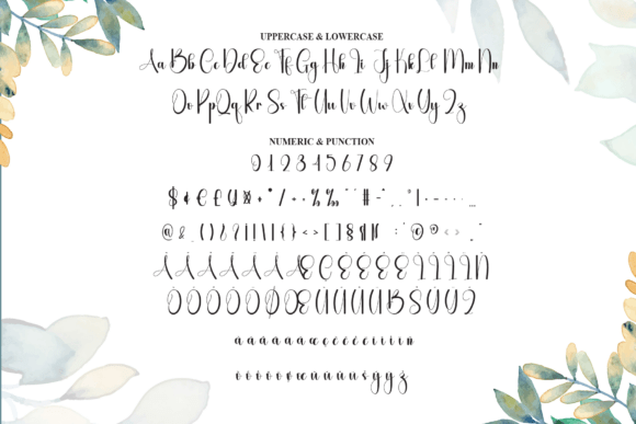Alphabet Font - Preview 6