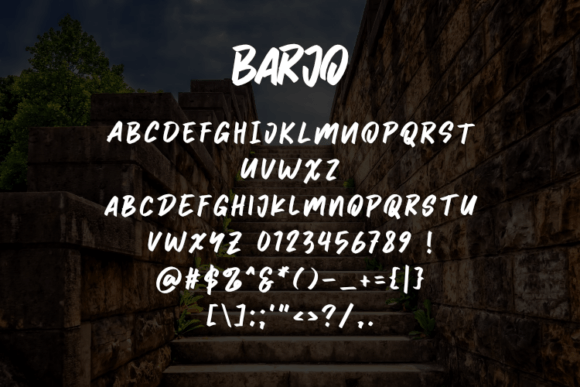Barjo Font - Preview 1