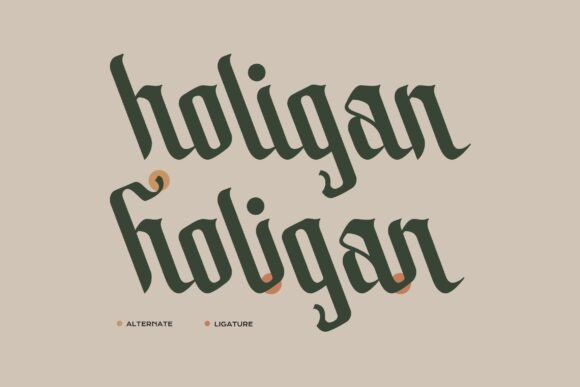 Bolliamih Font - Preview 2