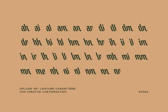 Bolliamih Font - Preview 3