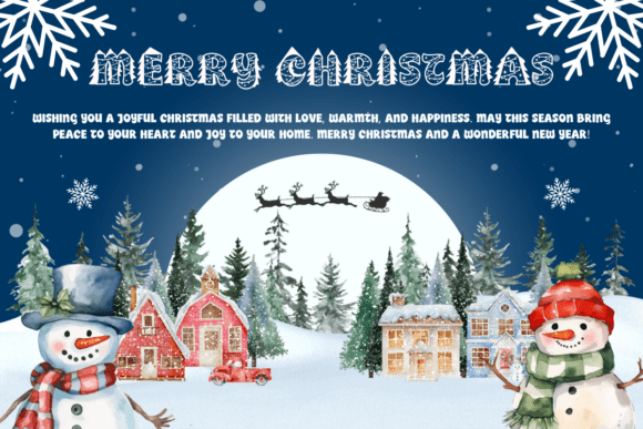 Christmas Forest Font - Preview 3