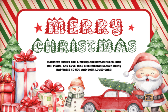 Christmas Forest Font - Preview 4