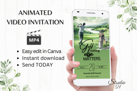 Electronic Golf Invitation