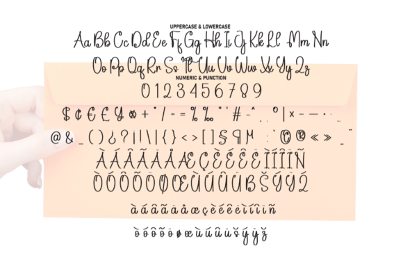 Envelope Font - Preview 6