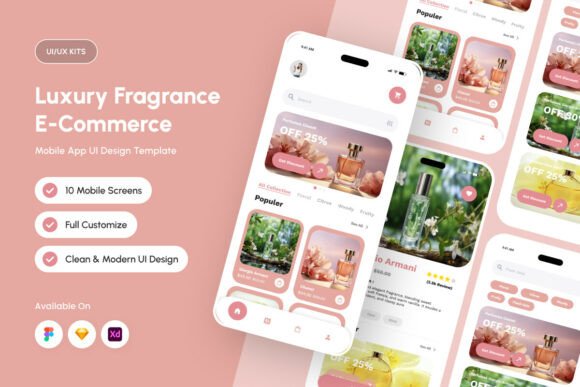 Fiora - Fragrance Store App Design