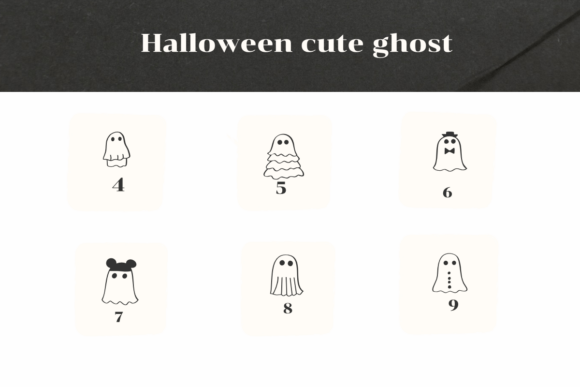 Halloween Cute Ghost Font - Preview 3