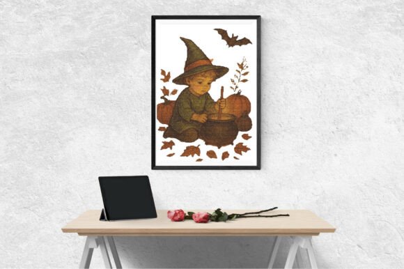 Halloween Moonlit Witch Cauldron