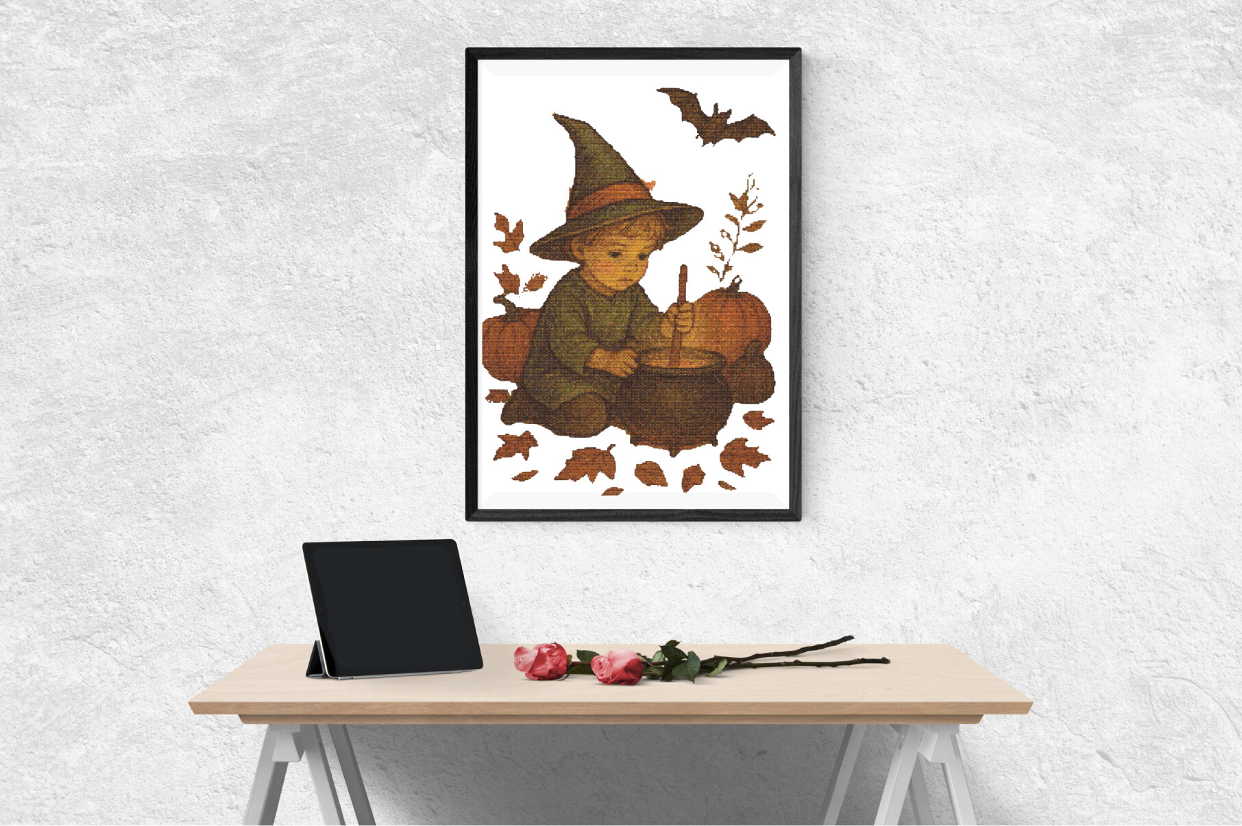 Halloween Moonlit Witch Cauldron