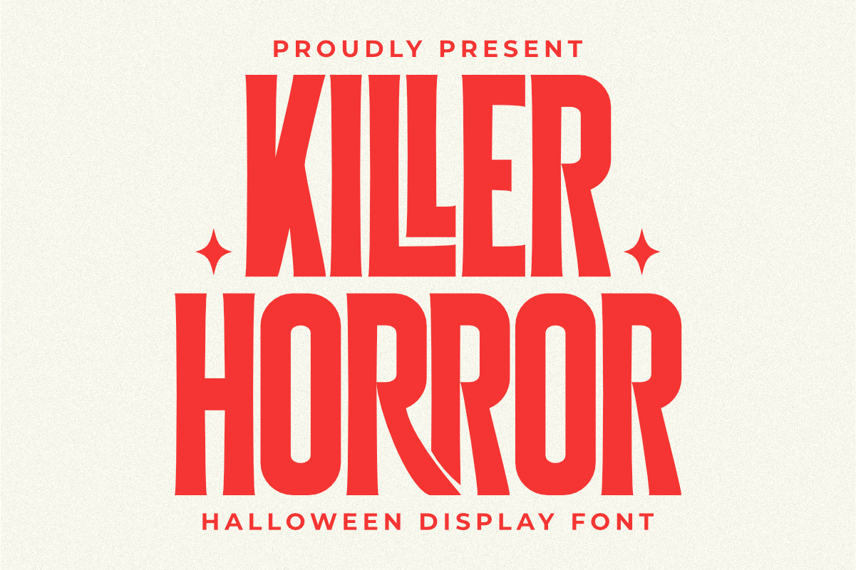 Killer Horror Font by Pian45 · Creative Fabrica font preview