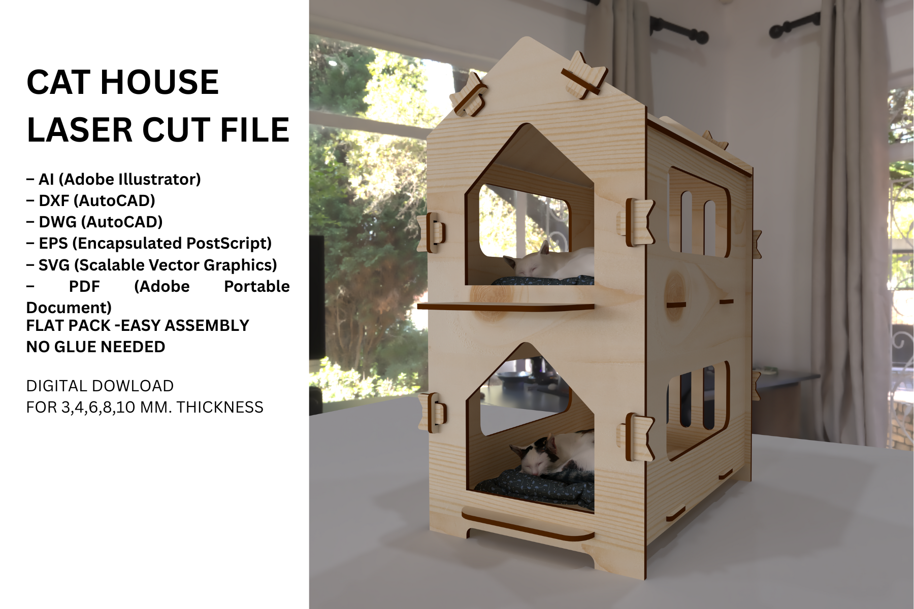 Lasercut Pet House