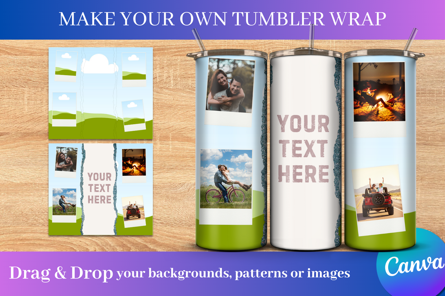 Make Your Own Tumbler Wrap Template 02