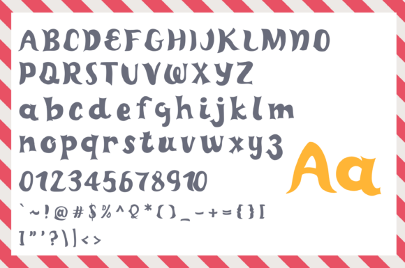Mystic Ember Font PNG with transparent background - Preview 1