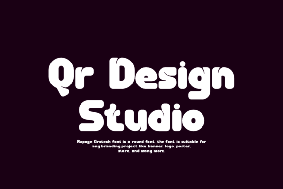 Rapoge Grotesk Font PNG with transparent background - Preview 1