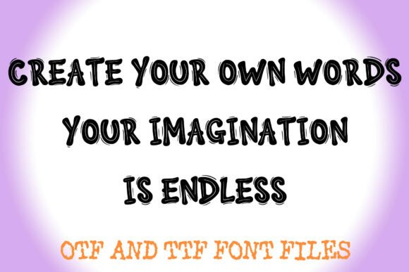 Silly Cartoon  Font PNG with transparent background - Preview 2