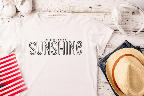 Simple Creative Font PNG with transparent background - Preview 1