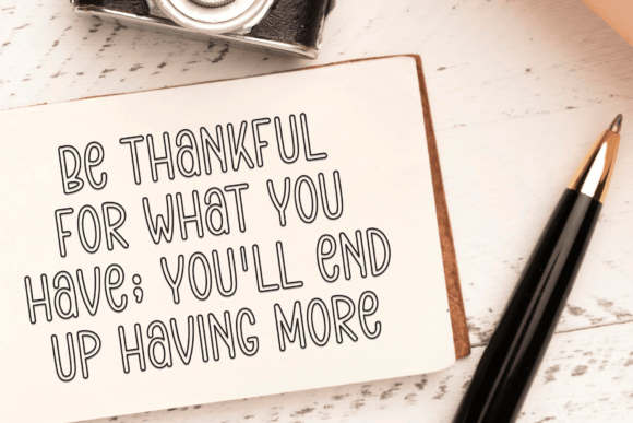 Simple Creative Font PNG with transparent background - Preview 4