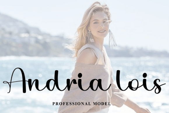 Angelina Whitening Font - Preview 1