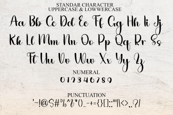 Calligraphy Handmade Font - Preview 6
