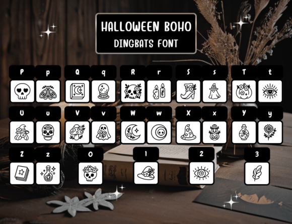 Halloween Boho Font - Preview 2