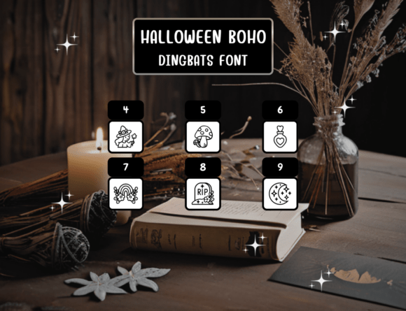 Halloween Boho Font - Preview 3