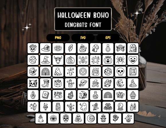 Halloween Boho Font - Preview 4