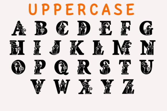 Halloween Cat Font - Preview 1