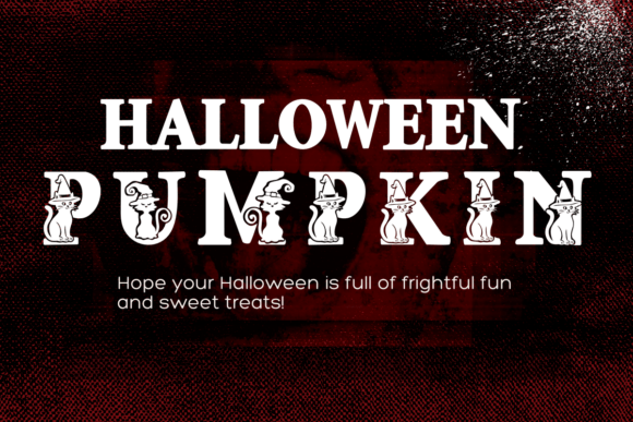 Halloween Cat Font - Preview 4