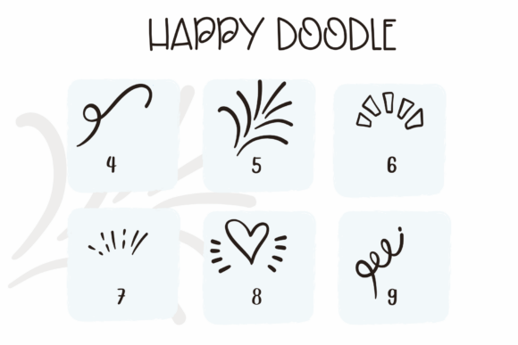 Happy Doodle Font - Preview 3