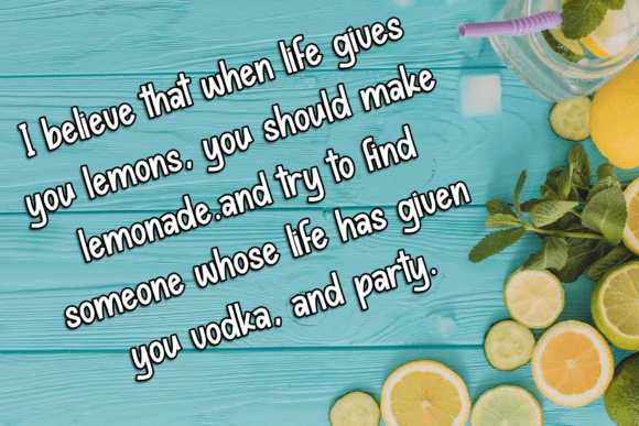 Perfect Lemonade Font PNG with transparent background - Preview 2