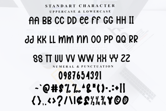Season Valentine Font PNG with transparent background - Preview 4