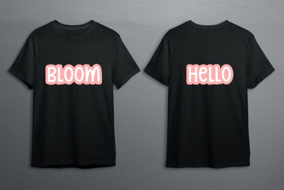 Season Valentine Font PNG with transparent background - Preview 5