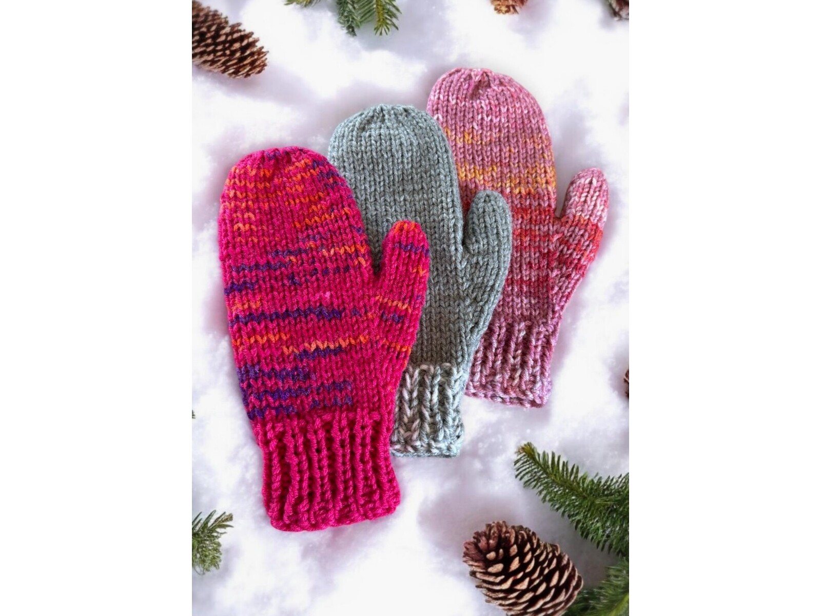 Super Easy and Quick Adult Mittens