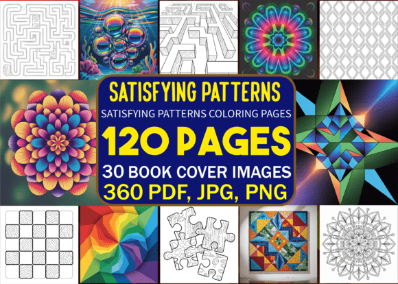 100+ Satisfying Patterns Coloring Pages