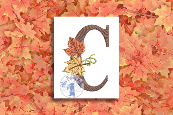 Autumn (Fall) Leaves Letter C