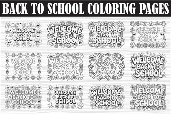 Back to School Coloring Pages Designed