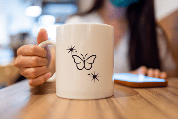Butterfly Spark Font PNG with transparent background - Preview 3