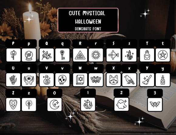 Cute Mystical Halloween Font - Preview 2