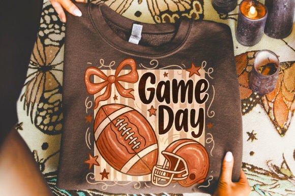 Game Day Football Png, Fall Season Png