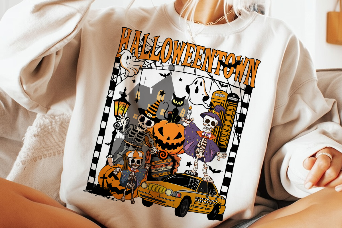 Halloweentown Skeleton Ghost — Halloween PNG design preview