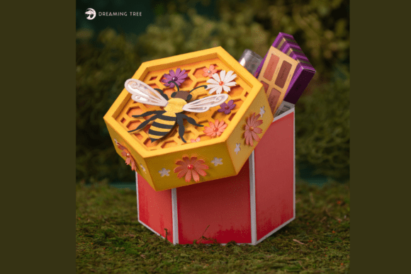 Honeycomb Gift Box SVG