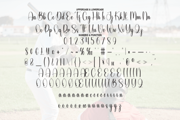 Baseball Font - Preview 6