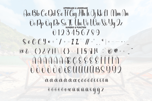 Beach Vacation Font - Preview 6