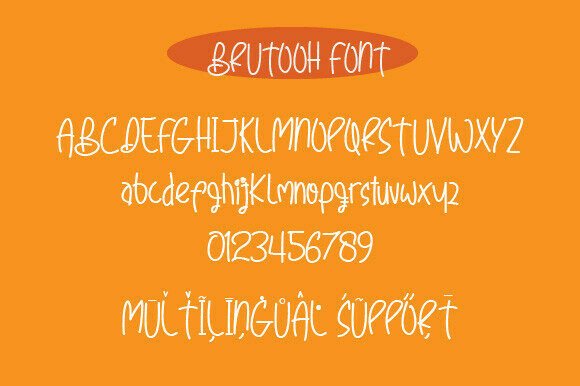 Brutooh Font - Preview 2