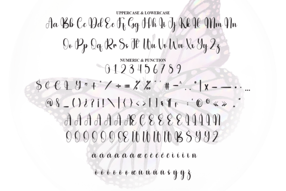 Butterfly Font - Preview 6