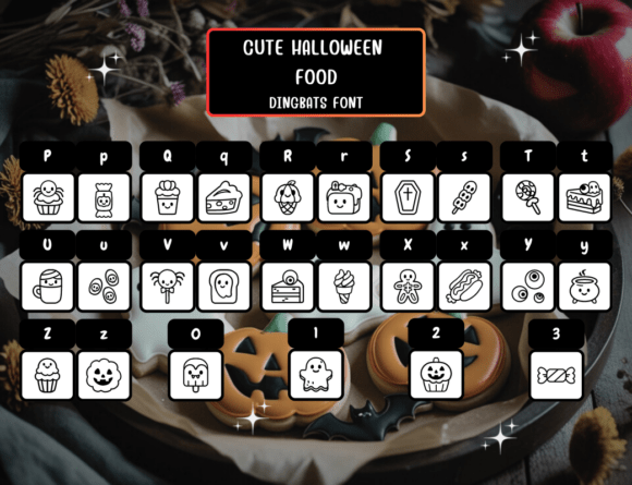 Cutehalloweenfood Regular Font - Preview 2