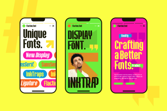 Flaction Regular Font - Preview 5