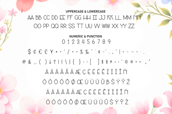 Flowers Font - Preview 6