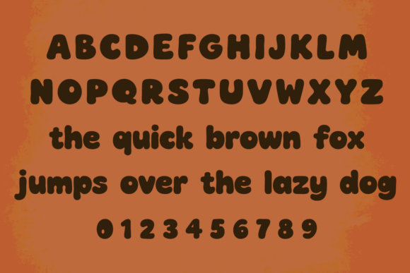 Fun Letters Font PNG with transparent background - Preview 1